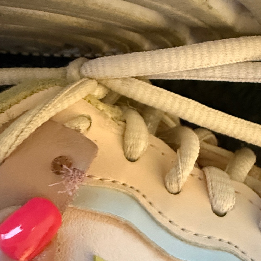 Nike AF1 Shadow Pink and Yellow Sneakers - Picture 3 of 6